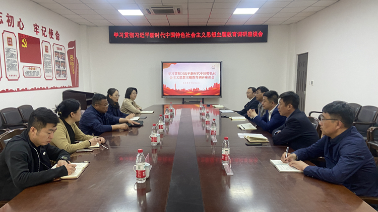 党委书记姚守齐到体育教育学院党总支开展学习贯彻习近平新时代中国特色社会主义思想主题教育调研座谈会