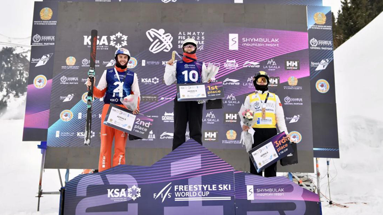 2024-2025赛季国际雪联自由式滑雪空中技巧世界杯阿拉木图站我校教师、运动员获佳绩