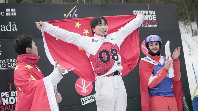 2023-2024赛季自由式滑雪空中技巧世界杯分站赛我校获1金3银